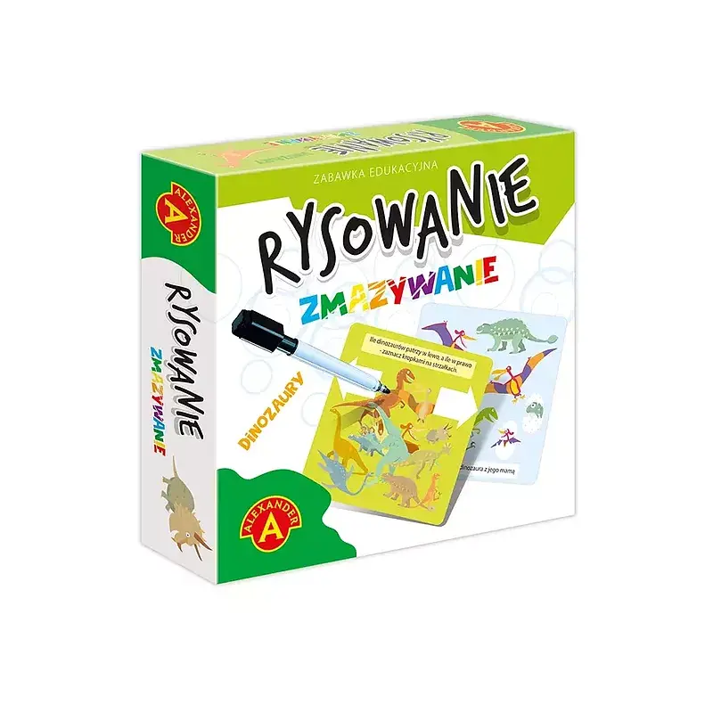 Rysowanie zmazywanie Dinozaury