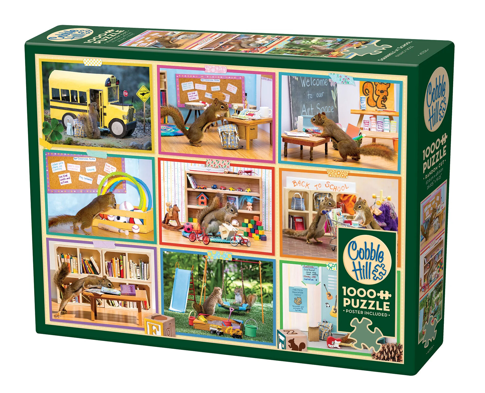 Puzzle 1000 Wiewiórki w szkole 113575