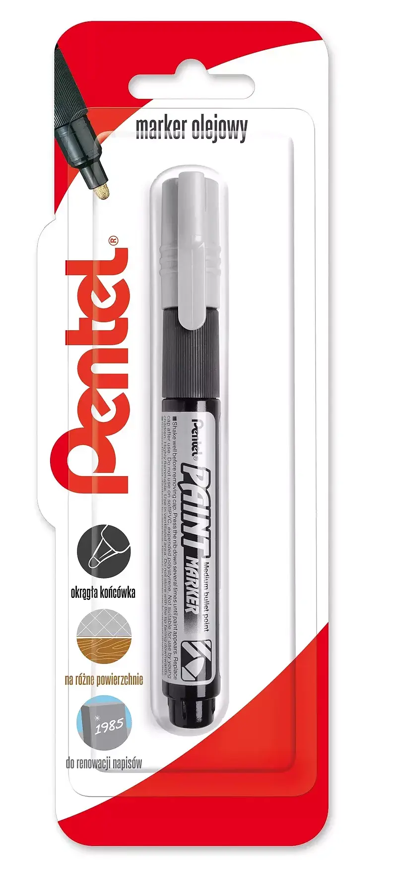 Marker olejowy mmp20 srebrny 1 szt