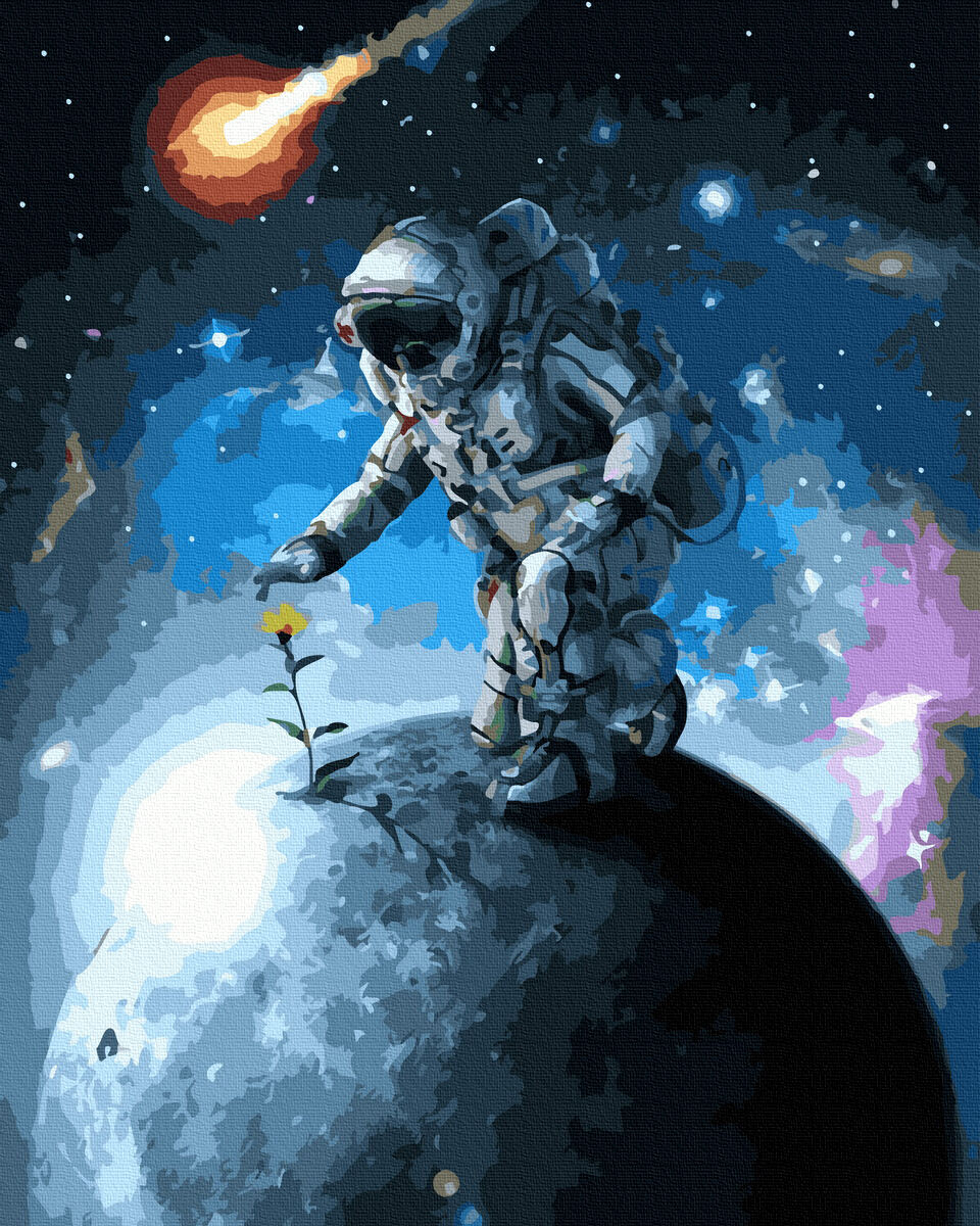 Malowanie po numerach Astronauta