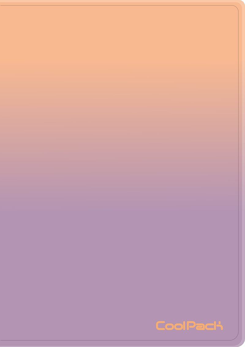 Teczka clear book a4 coolpack gradient 20 koszulek berry