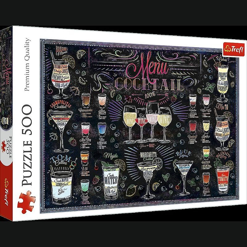 Puzzle 500 karta drinków 37452