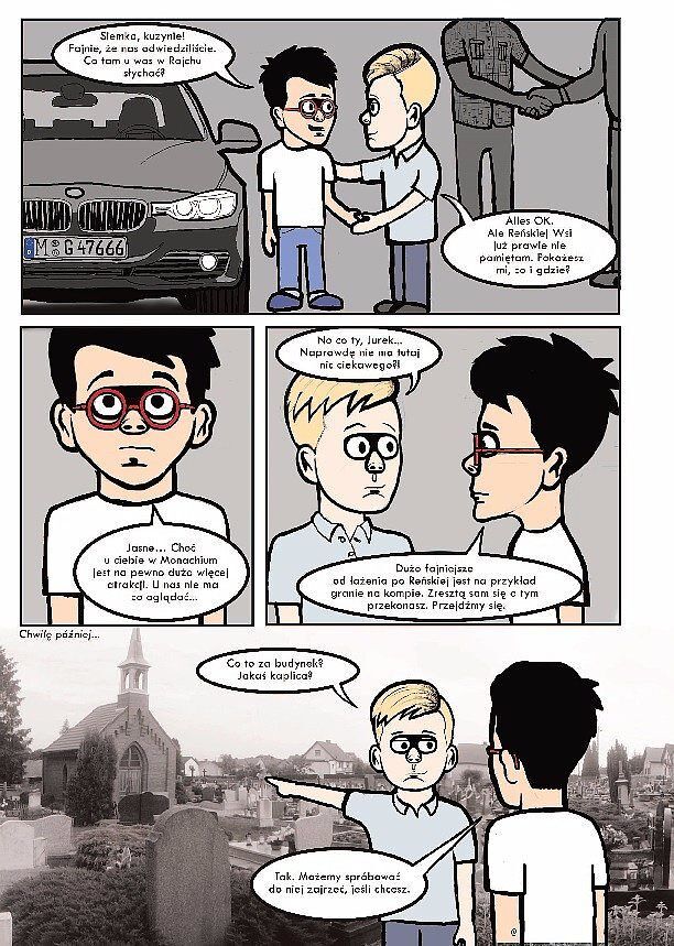 Dobre sąsiedztwo od stuleci - Komiks o historii Reńskiej Wsi