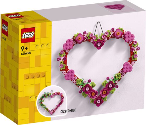 LEGO Iconic Ozdoba w kształcie serca 40638