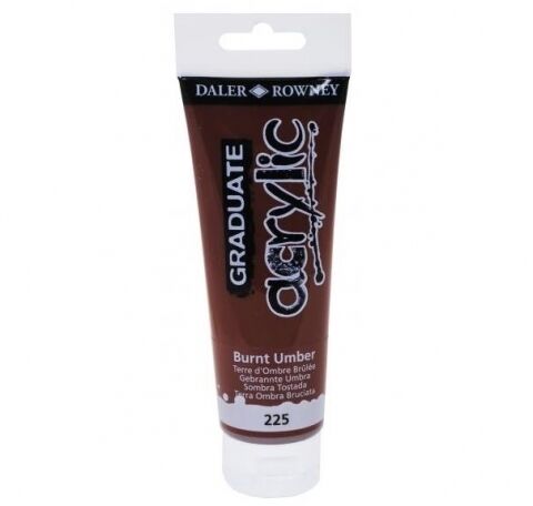Farba akrylowa Graduate Acrylic 120ml - burnt umber (D 123 150 PR101/PBk7)