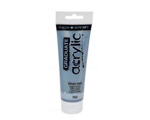 Farba akrylowa Graduate Acrylic 120ml silver imit