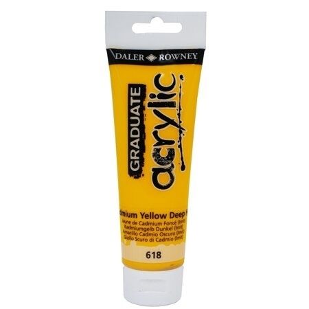 Farba akrylowa Graduate Acrylic 120ml - cadmium yellow hue (D 123 150 PY74/PY83)