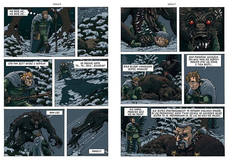 Komiksy paragrafowe - Wilkołak