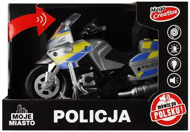 Motocykl policja moje miasto