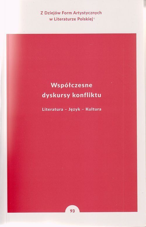Współczesne dyskursy konfliktu