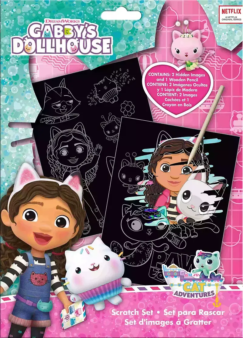 Wydrapywanka kreatywna gabby's dollhouse
