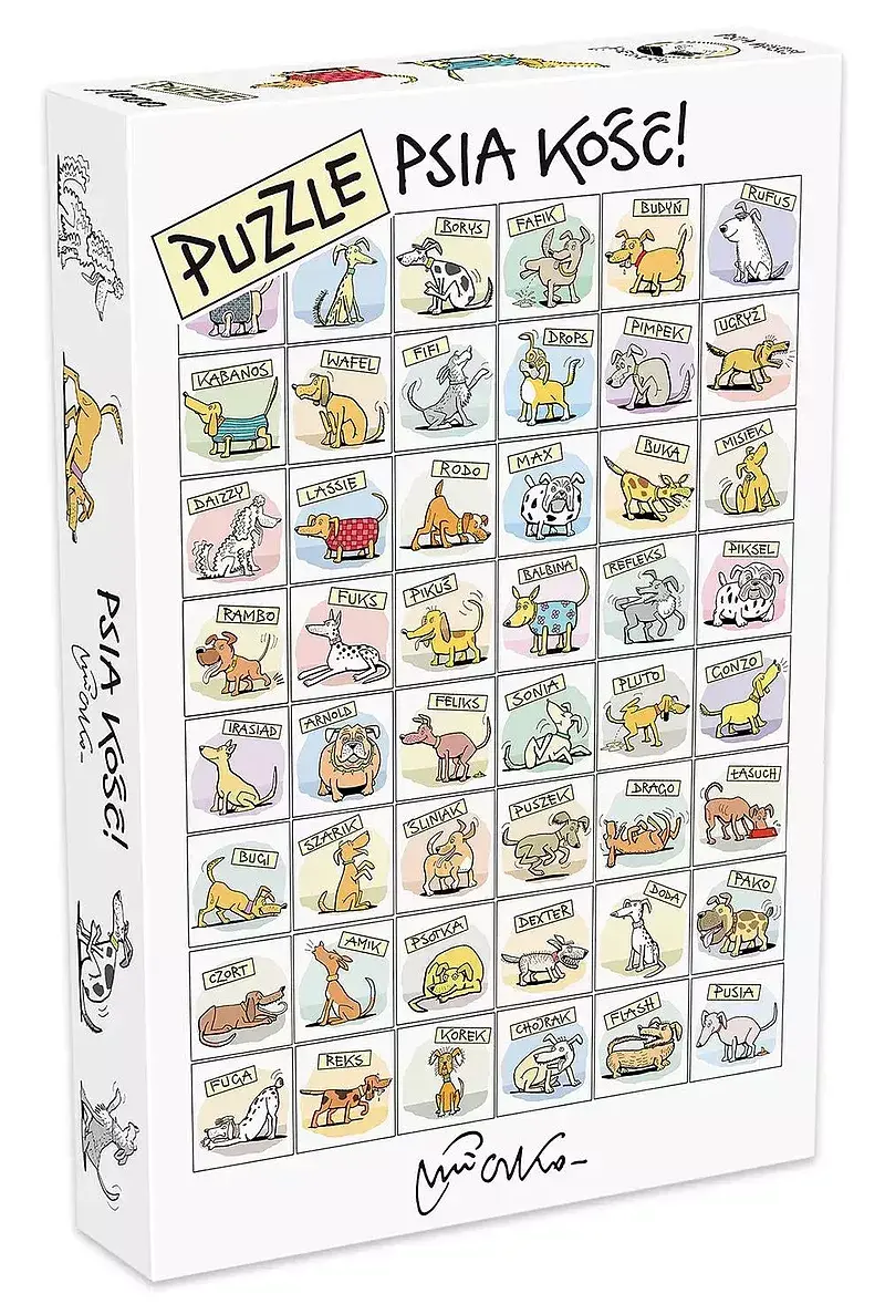 Puzzle 1000 psia kość!