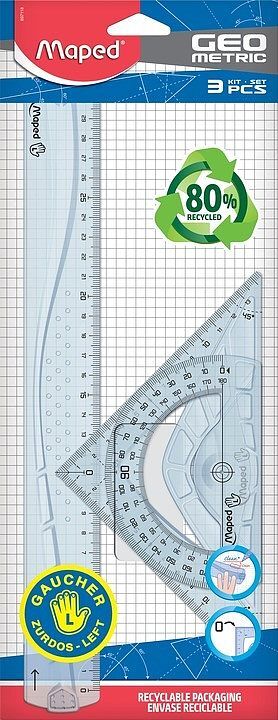 Zestaw geometryczny maped dla leworęcznych blister 897118
