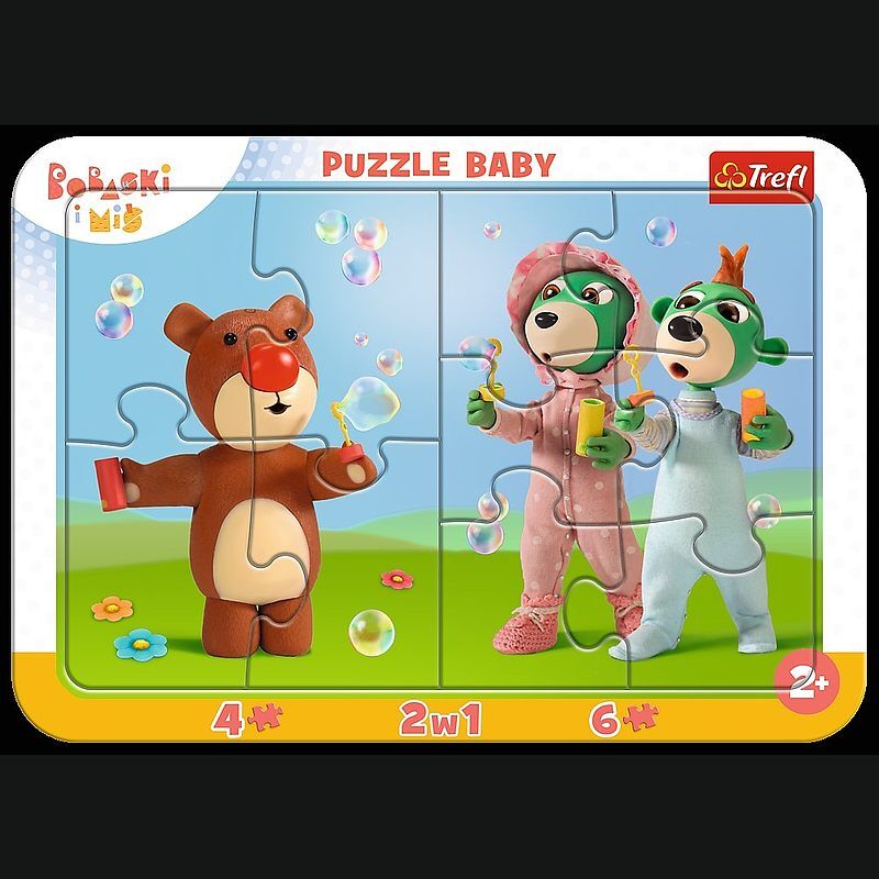 Puzzle ramkowe baby zabawne bobaski  80026
