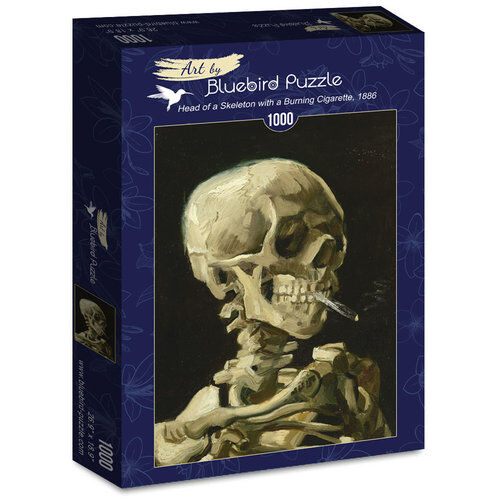 Puzzle 1000 Głowa szkieletu z płonącym papierosem, Vincent van Gogh, 1886
