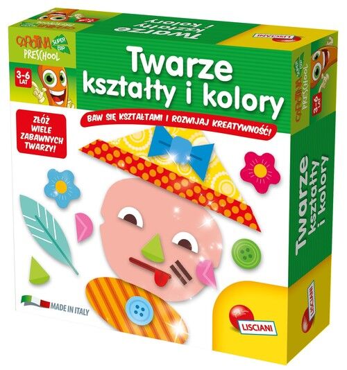 Carotina Twarze kształty kolory