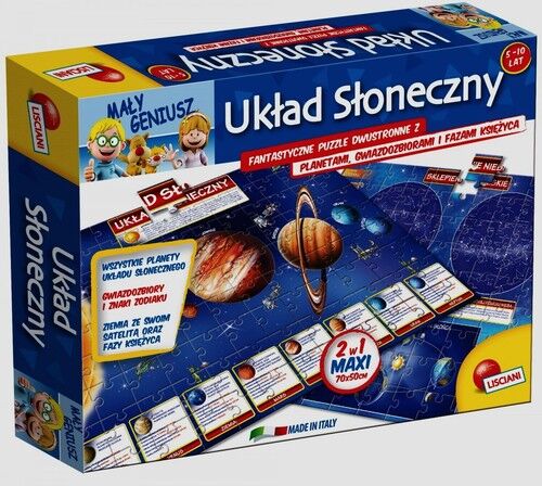 Mały geniusz Geopuzzle Układ Słoneczny
