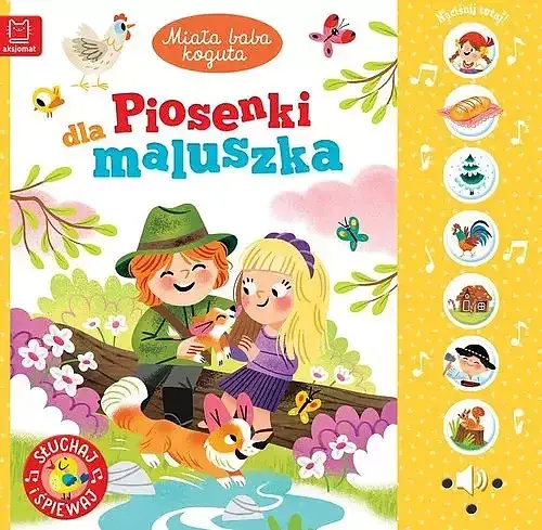 Miała baba koguta. Piosenki dla maluszka. Słuchaj i śpiewaj