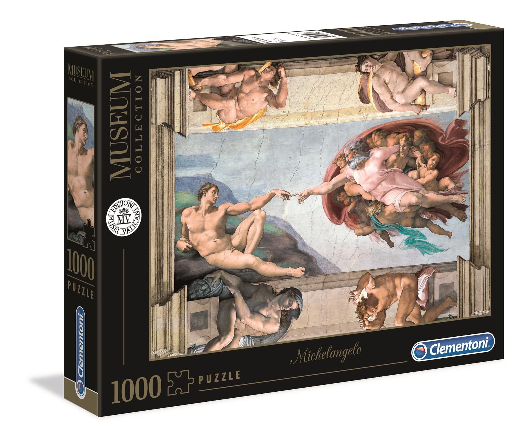 Puzzle 1000 Museum Michel Angelo Stworzenie człowieka 39496