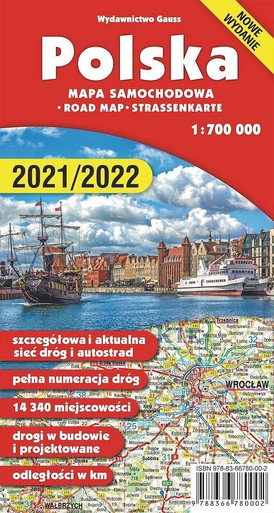 Mapa polska 700 000 wyd. 4