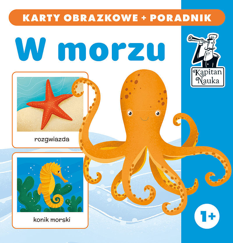 W morzu. Karty obrazkowe + poradnik. Kapitan Nauka