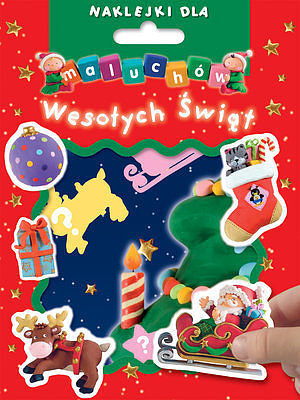 Naklejki dla maluchów Wesołych Świąt