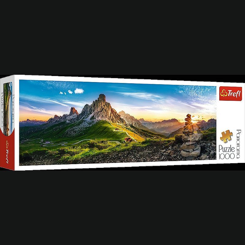 Puzzle 1000 passo di giau dolomity panorama 29038