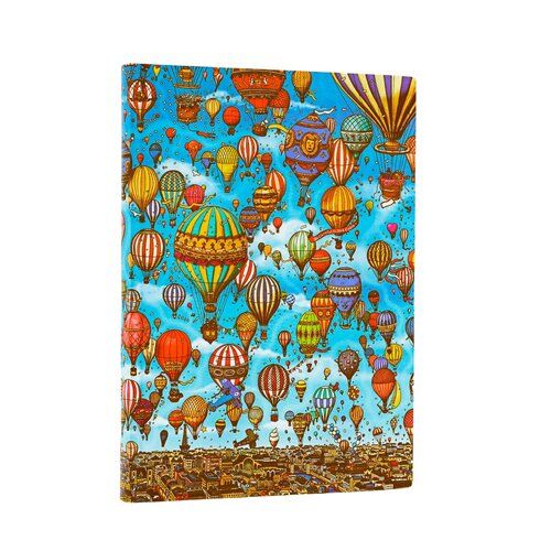 Notatnik w linie Paperblanks Pierre the Maze Detective, Balloon Festival Midi