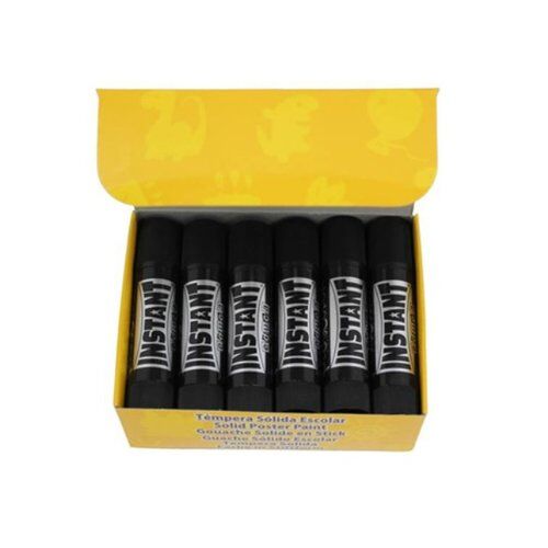 Farby w sztyfcie playcolor instant czarny 12 sztuk