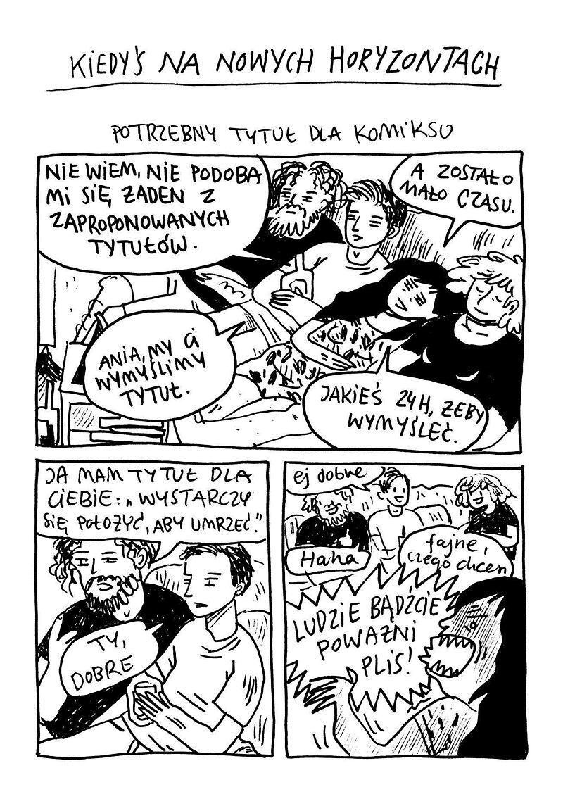 Potrzebny tytuł dla komiksu
