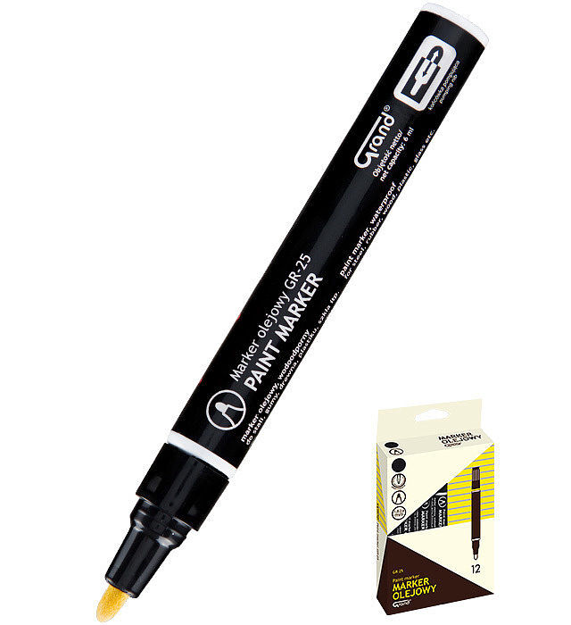 Marker olejowy grand gr-25 czarny