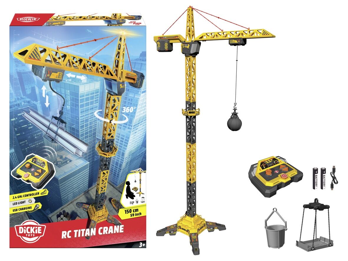 Dźwig Dickie Toys zdalnie sterowany 150cm