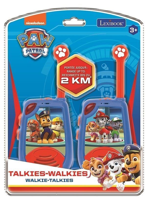 Krótkofalowki walkie-talkie psi patrol z funkcją alfabetu morse'a tw25pa
