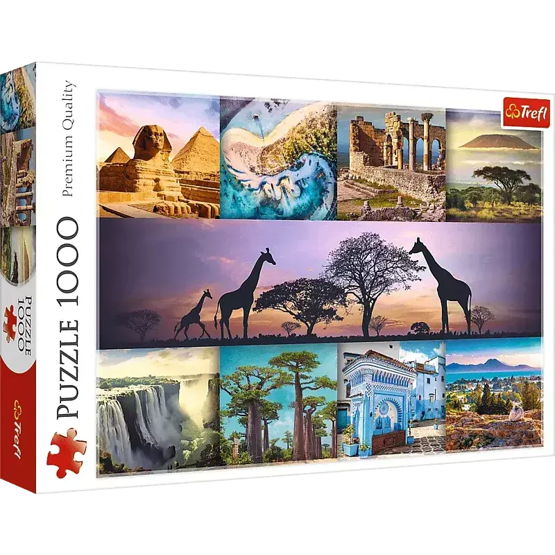 Puzzle Kolaż - Afryka 1000