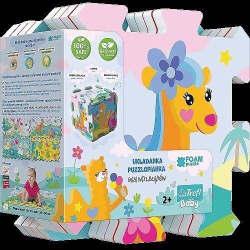 Puzzlopianka układanka oaza wielbłądów 61264