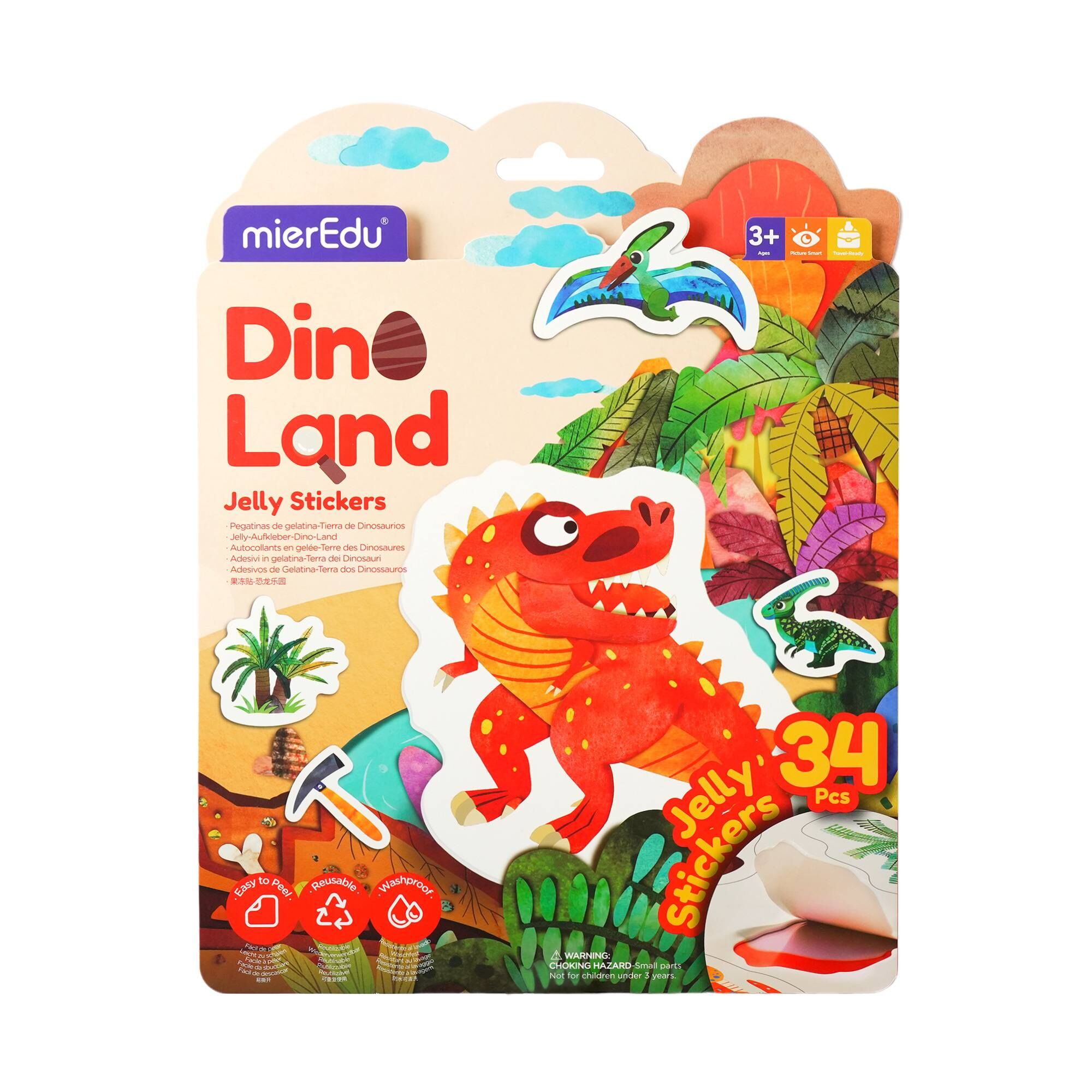 Naklejki żelki Dinozaury