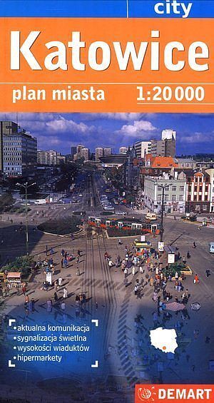 Katowice. Plan miasta w skali 1:20 000