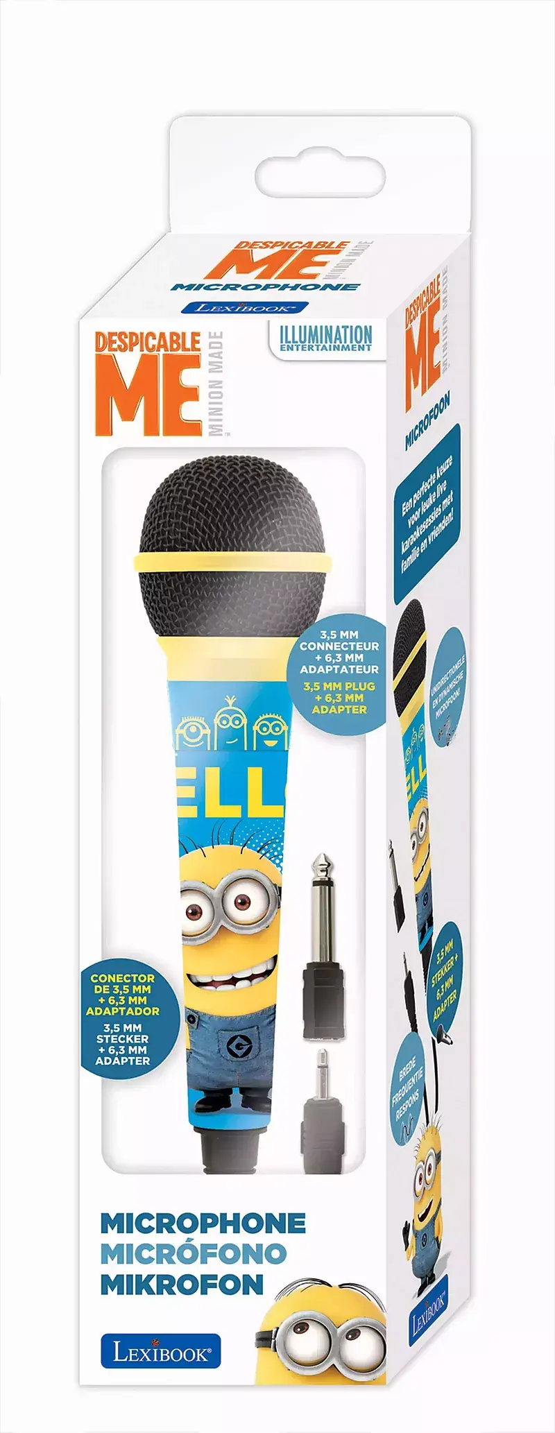Latarka z projektorem minionki mic100des