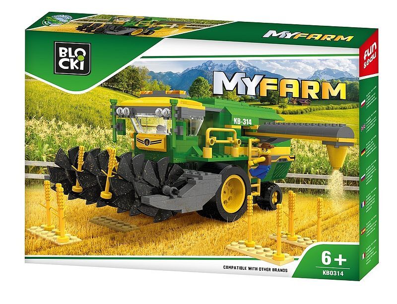 Klocki blocki myfarm 371 elementów kb0314