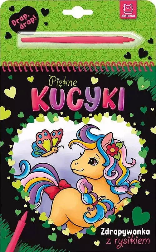 Piękne kucyki. Zdrapywanka z rysikiem
