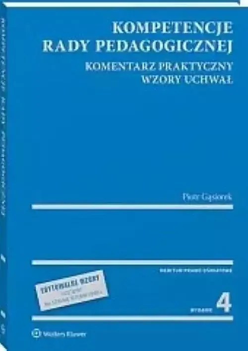 Kompetencje rady pedagogicznej