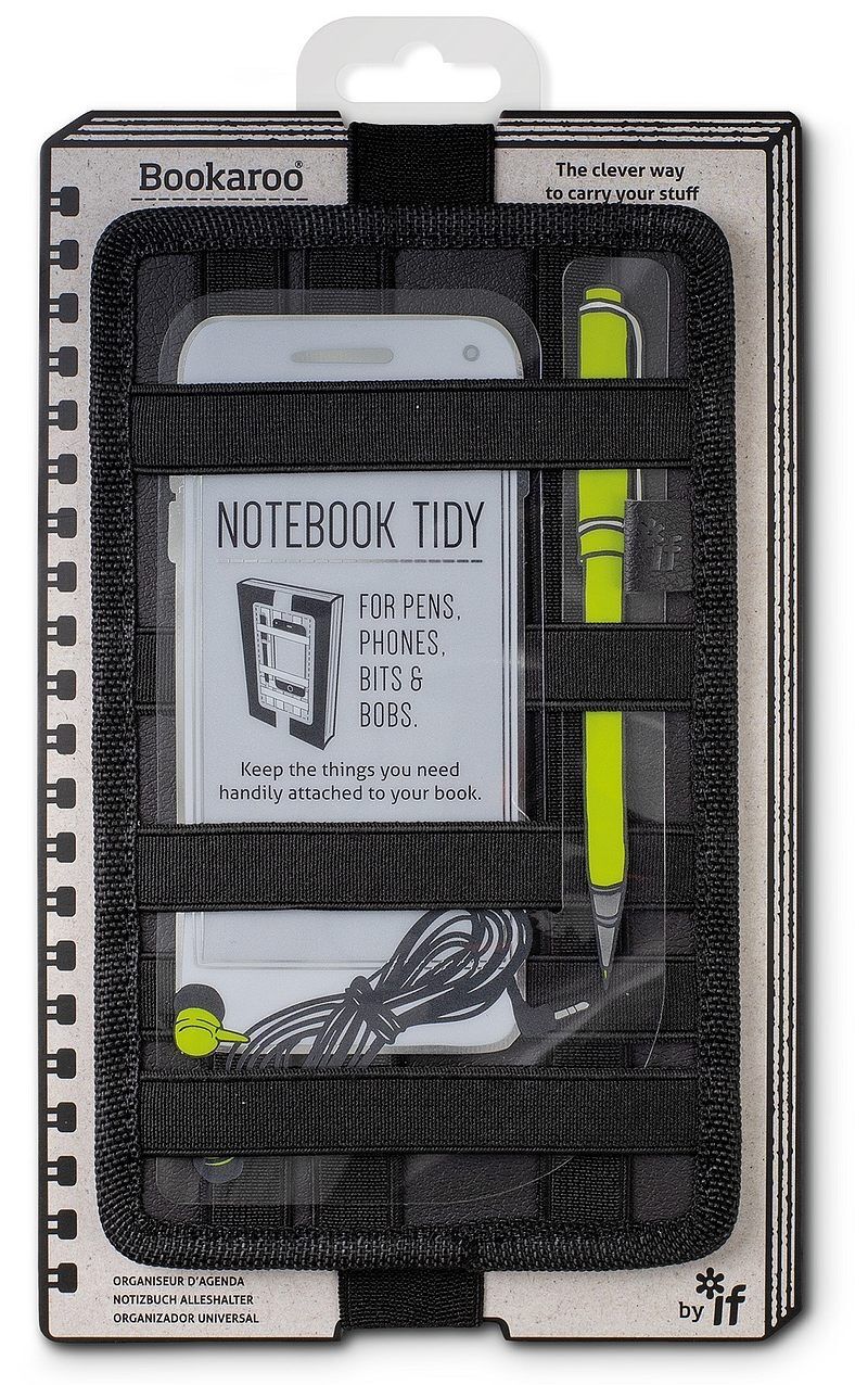 Organizer na notes czarny bookaroo notebook tidy if
