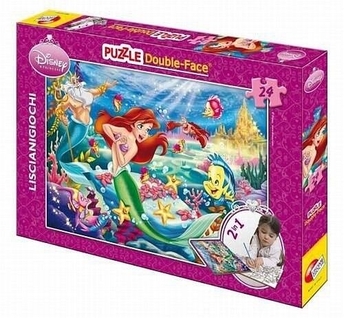 Puzzle dwustronne Mała syrenka