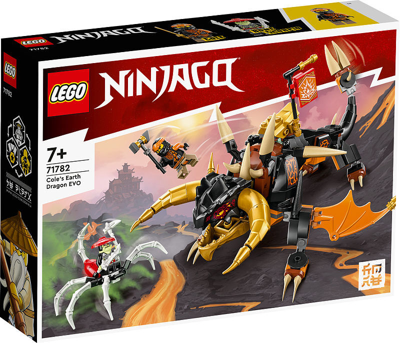 Lego ninjago smok ziemi cole'a evo 71782