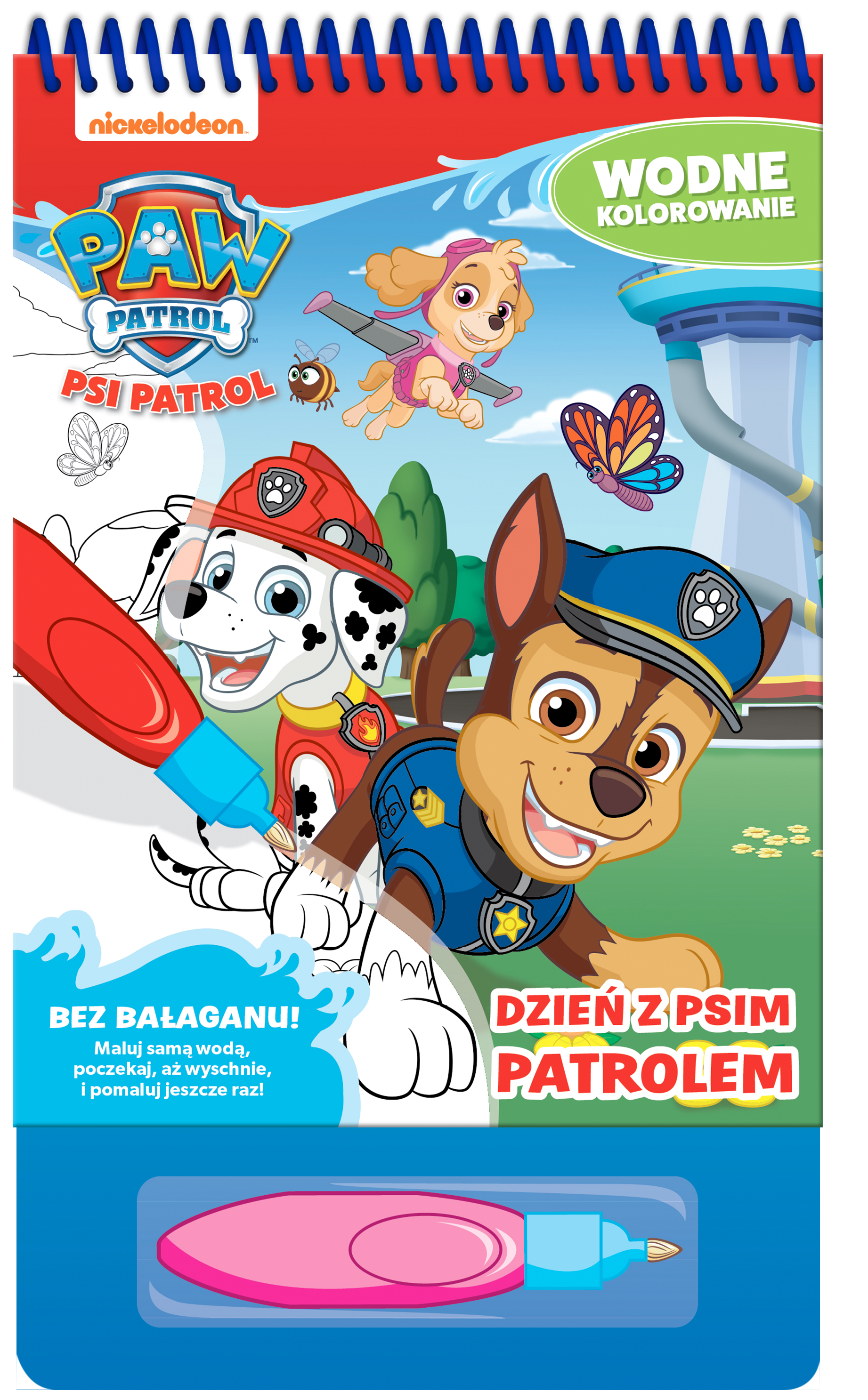Psi Patrol. Wodne kolorowanie. Dzień z Psim Patrolem