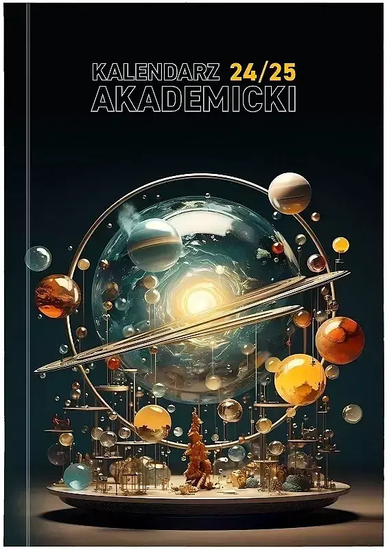 Kalendarz akademicki 2024/2025 A5T PCV bezbarwny Planety