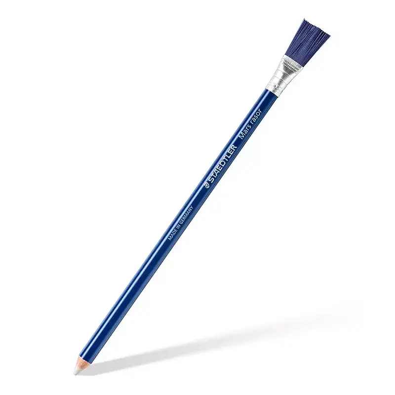 Gumka w ołówku z pędzelkiem rasor do tuszu staedtler display 12 szt