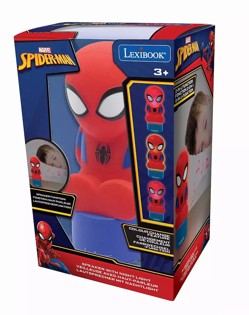 Lampka z głośnikiem spider-man ns01sp