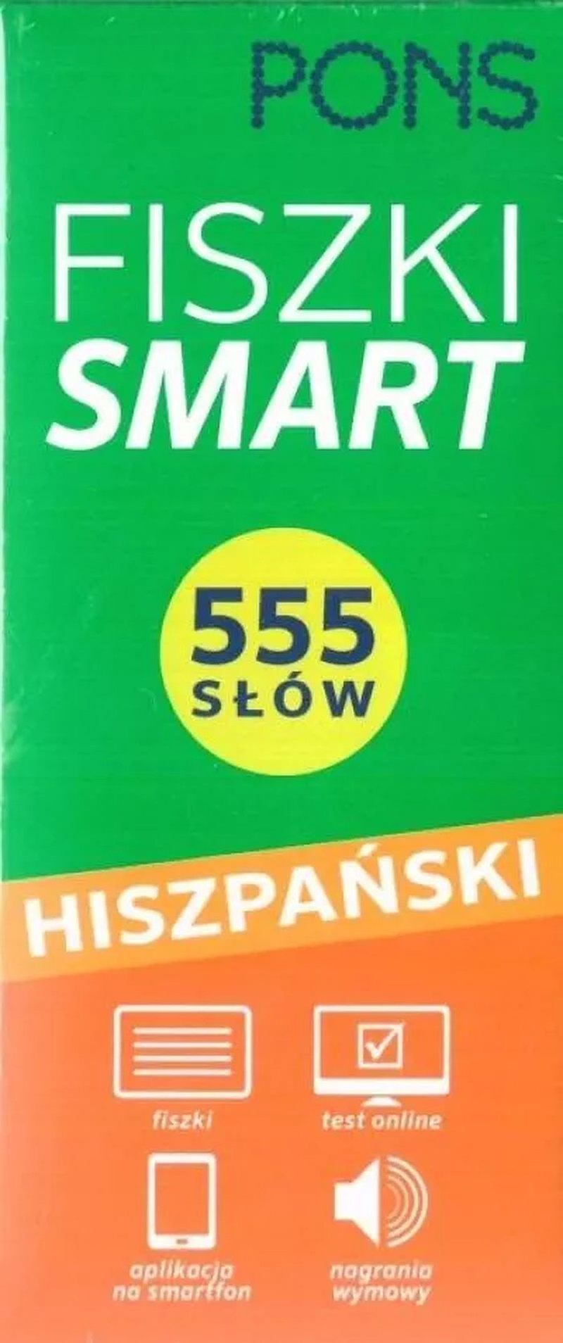 Fiszki smart 555 hiszpański w. 2 pons