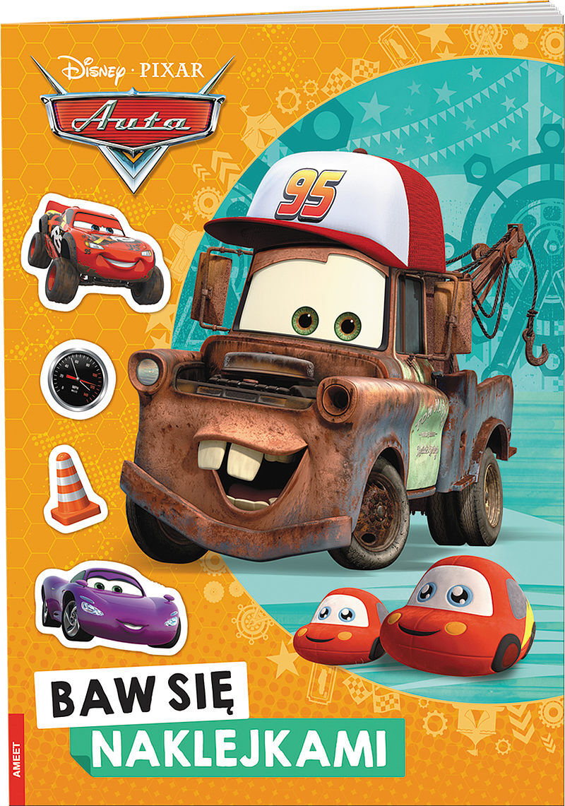 Disney pixar auta baw się naklejkami stj-9107